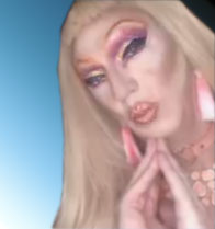 Pic of Beautiful Transgender Girl Modeling Bimbo Nails